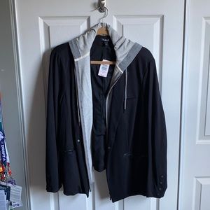 Torrid layered jacket w/hoodie